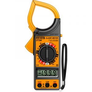 Pince amp&egrave;rem&eacute;trique num&eacute;rique True RMS DT266 LCD 1 999 points, testeur de tension de courant AC/DC, multim&egrave;tre, pince amp&egrave;rem&eacute;trique avec &eacute;cran LCD