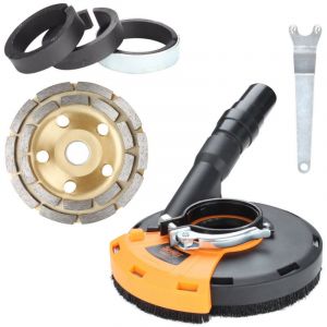 Hengda - swanew Capot d aspiration pour meuleuse d angle Hotte d'aspiration pour un ponçage sans poussière 125mm/5inch