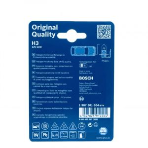 Ampoule halogène Bosch H3 12 V 3 200 K jaune 55 W PK22s, 1 pièce