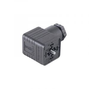 Connecteur rectangulaire série gdm Hirschmann gdm 2009 j 935-980-008-1 noir PÔLE:2 + pe 1 pc(s)