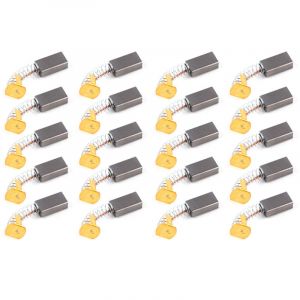 20 Pi&egrave;ces Balai de Charbon de Moteur de Balai de Charbon, Remplacement de Balai de Carbone pour Moteur de Perceuse &agrave; Percussion Ensemble de Balais de