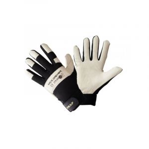 Ceta - Gant textile cuir, taille 10, pour travaux généraux et électroportatif