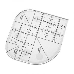 Lntyq - Règle d'angle incurvée pour courtepointe, patchwork de couture Modèles de couture à bords ronds, outils de patchwork pour fournitures de