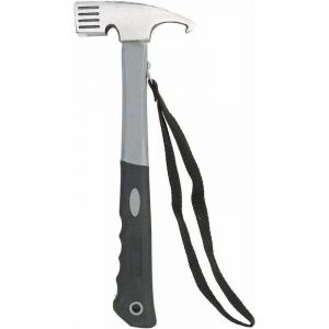 Marteau de Camping, Maillet de Camping, Extracteur de Piquets de Tente, Marteau Multifonction en Aluminium &agrave; Haute Teneur en Carbone avec Extracteur