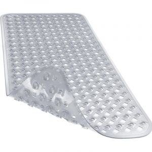 Tapis de baignoire original antid&eacute;rapant, tapis de bain pour baignoire, tapis de douche avec trous de drainage, ventouses, lavable en machine, sans