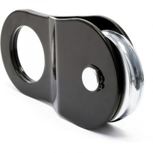 Wiltec Poulie de mouflage ouvrante / deviation - 130 x 48 x 260 mm - Charge max. 10 t - Guide de câble Porte Treuil Bloc Snatch - Usage forestier