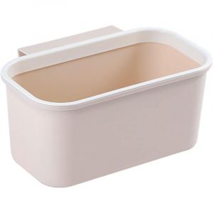 Panier de Rangement Suspendu pour Chambre - Bo&icirc;te de Rangement et Poubelle Suspendue - Sac de Chevet - Convient pour Dortoir - Rose