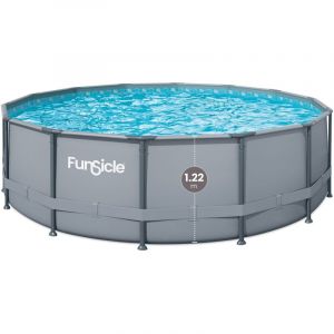 Funsicle - Piscine hors sol ronde oasis Ronde 4.88m x 1.22m