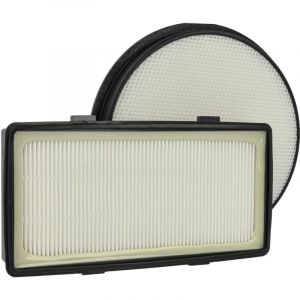 Lot de 2 filtres compatible avec Rowenta RO7611EA/410, RO7623EA/410, RO7631EA/411 aspirateur - filtre d'&eacute;chappement, pr&eacute;filtre - Vhbw