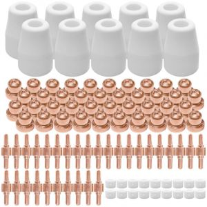 Pack de 100 Accessoires de D&eacute;coupe Plasma Buses d'&eacute;lectrodes pour D&eacute;coupe Plasma pour Pistolets de D&eacute;coupe Type PT30 et 40A (M&eacute;tal et C&eacute;ramique)