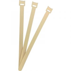 Fastech - ETK-3-250-0000 Collier de serrage auto-agrippant pour grouper partie velours et partie agrippante (l x l) 250 mm x 13 mm blanc 1 pc(s)