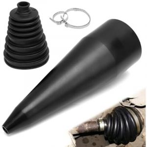 Soufflet d'essieu universel, soufflet d'arbre de transmission avec colliers m&eacute;talliques, soufflet d'essieu &agrave; coller, soufflet de soufflet d'essieu,