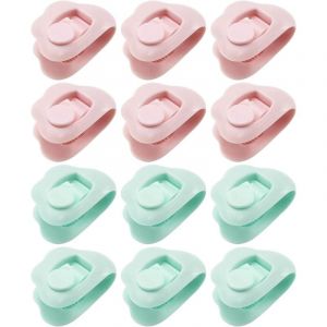 BEBUSINGOTO 12 Pcs Clips de Housse de Couette Clips de Fixation pour Housse de Couette - Clip Drap de Lit Antid&eacute;rapants Pince Couette - pour