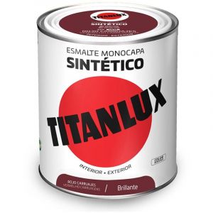 Titanlux - mail Synthétique Monocouche Rouge Chariot Brillant 750ml 5808985