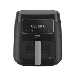 Beko - Friteuse Electrique multifonction a air chaud FRL3374B - 1900 w - 7,6 l pour 2 kg de frites - Ecran lcd tactile - Noir