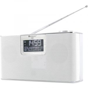 Soundmaster - DAB700WE Radio de table dab+, fm aux, Bluetooth, sd, usb fonction mains libres, avec microphone, fonction r