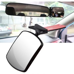 Miroir Voiture B&eacute;b&eacute;,Incassable R&eacute;troviseur Voiture B&eacute;b&eacute;,R&eacute;troviseur de Surveillance B&eacute;b&eacute; avec 360&deg; Rotation,8 6cm,avec Viscose 3M pour Les Nouveaux