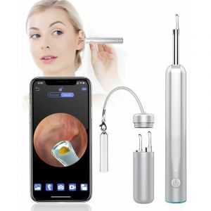 Cam&eacute;ra endoscope 1080P, nettoyage des oreilles 3,9 mm, avec 6 lumi&egrave;res LED, convient pour iPhone et Android, enl&egrave;ve le c&eacute;rumen, &eacute;tanche IP67,
