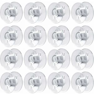 60 Pcs Canette Machine a Coudre Bobines pour Machine à Coudre Canette Plastique Canettes Machine à Coudre pour Brother Singer Kenmore Janome la
