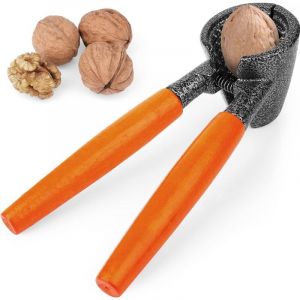 Memkey - Casse Noisette Outil à Craqueler Lourd pour écrous Casse Noix Pinces en Noyer Outil d'ouverture avec Manche en Bois pour Noix Noix De Pécan