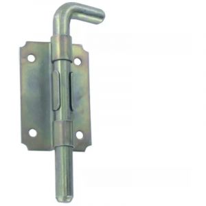 Verrou pistolet en acier ZN blanc - BURGAUD