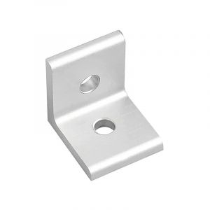 Cyslmuk - 10 Pièces équerre de Fixation Metal, équerre de Fixation(20 x 20 x 18mm), équerre étagère Angle 90 Degrés Equerre, Equerre Metal pour