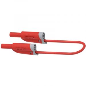 2710-IEC-CD1-100R Cordon de mesure Banane mâle 4 mm Banane mâle 4 mm 1.00 m rouge 1 pc(s) - Electro Pjp
