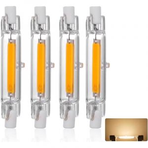Ampoule LED R7S 78mm 20W Blanc Chaud 3000K, 1500LM, &Eacute;quivalent Lampe Halog&egrave;ne J78 200W, Dimmable, 360 Degr&eacute;s Lin&eacute;aire Ampoule 20W R7S 78mm Slim COB