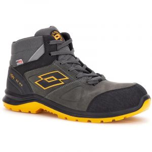 Chaussures de s&eacute;curit&eacute; montantes Lotto hit 250 mid S3 src wr HDry - 43 (eu) - Gris