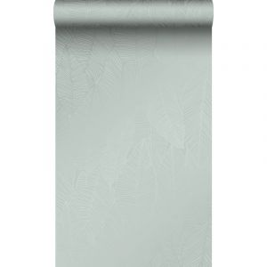 Origin - papier peint feuilles bleu clair Wallcoverings