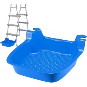 Pieds Piscine - Plateau Pieds pour Piscine Pieds pour Échelle Piscine Pédiluve pour Échelle Piscine Accessoires Piscine pour Bassin Bain Pieds pour