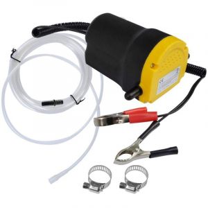 Aspiration d'huile diesel de pompe de vidange électrique 12V 60W pour le remplacement diesel d'extracteur de liquide de voiture, huile moteur