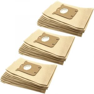 Vhbw - 30x Sacs compatible avec Electrolux Ultra Silencer, Ultra Silencer Green zusg 3000, Ultra Silencer z 3300 - 3395 aspirateur - marron
