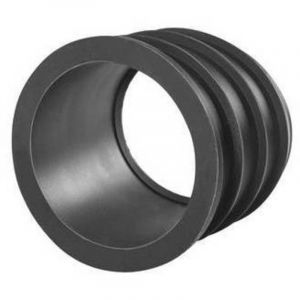 R&Eacute;DUCTEUR EN CAOUTCHOUC NR NOIR D. 75 Dimensions : diam&egrave;tre int&eacute;rieur 63 mm