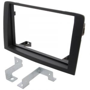 Facade Autoradio FA215C compatible avec Fiat Idea Lancia Musa 03-12 gris