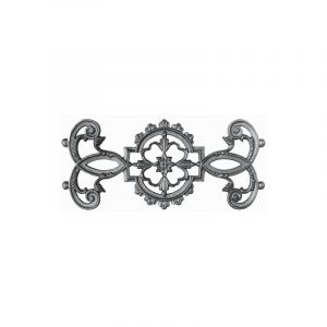Frise en fonte pour appui de fenêtre ou garde-corps - Hauteur 200mm Largeur 460mm - Double face - à souder Deco Fer Forge