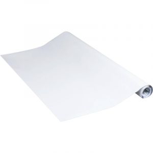 Ccykxa - Adhésif Uni Mat blanc, Feuille adhésive, Feuille de meubles, auto-adhésif, 45cm x 2m, 160µm (Épaisseur : 0,16 mm)