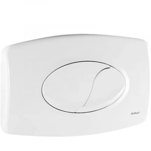 Plaque de commande double touche blanche (Réf 1620B) réservoir eurofutura 600-620 / réservoir 630