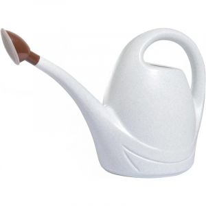 Arrosoir de 3,8 litres pour plantes d'int&eacute;rieur et d'ext&eacute;rieur, avec long bec et pommeau amovible.