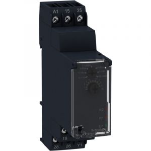 Schneider Electric - Re22r2amu Schneider - Relais Temporisé - 2of (inverseur) - a At - 1s à 100h - 24vdc/24v à 240vac - Zelio Time