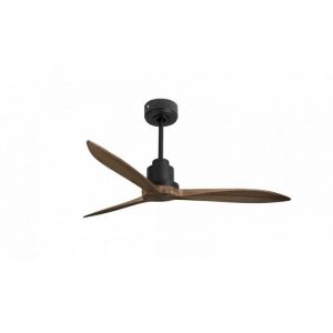 Klassfan - Tenerife - Super destratificateur et ventilateur dc 132 cm Gris basalte pales bois sombre sans Lumi&egrave;re 25 &agrave; 35 m&sup2;