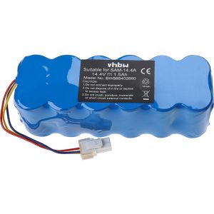 Batterie compatible avec Samsung Navibot VCR8845, VCR8845T3A, VCR8846, VCR8847, VCR8848, VCR8849, VCR8850 robot aspirateur (1500mAh, 14,4V, NiMH)