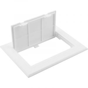 Largeight - jamais UTILISÉ]Trappe de Visite 150x100 mm, Cache Compteur Electrique, Couvercle d'Accès en Plastique abs pour Plafond, Mur, Baignoire et