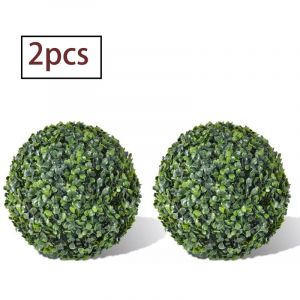 Boules 2 Pcs Boule Topiaire Artificielle 28cm,33cm