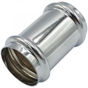 Tout Droit Manchon 34mm Siphon Vidange Chrom&eacute; Remplacement 60mm Longue