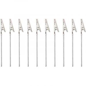 Photo de pince crocodile, 50 pièces Pince crocodile en fil métallique, Porte-cartes à pince-fil Remarque Clips mémo photo pour Photo Card Note Paper