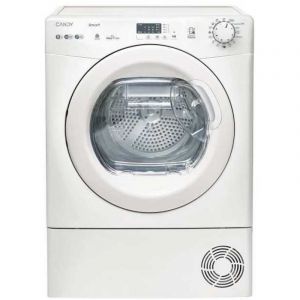 S&egrave;che-linge pompe &agrave; chaleur Candy CS EH9N2LE-S 9 kg Blanc Bac EasyCase