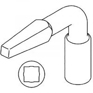 Clé à pipe 766 Douille 8mm 4-KT.6,5-9mm - ZD766 - Fuhr
