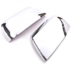 Lifcausal - Coque pour rétroviseur arrière, Argent, Compatible Toyota Sequoia Tundra - Crew Max