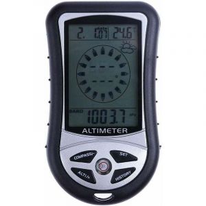Boussole &eacute;lectronique portable 8 en 1 - Altim&egrave;tre, barom&egrave;tre, thermom&egrave;tre, pr&eacute;visions m&eacute;t&eacute;o, heure，1pcs